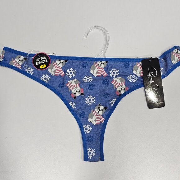 Rene Rofe Thong Panties Bundle Holiday Set 4Pack Size Medium - Picture 2 of 10